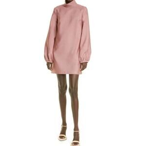 Kimberly Goldson NWT Long Sleeve Mini Dress / Top Rose Pink Size S